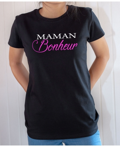 Tee-shirt Famille : Maman bonheur