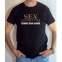 T-shirt Humour : Sex Instructor, Première leçon gratuite - Tee-shirt noir homme