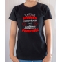 T-shirt Pompier Humour : Toutes les femmes naissent égales mais les meilleures deviennent pompiers - Tee-shirt noir femme