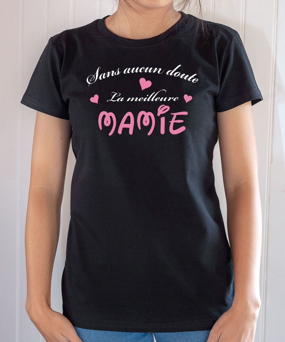  T shirt Famille  pour Femme La Meilleure Mamie