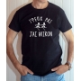 T-shirt Humour : J'peux pas j'ai Aviron - Tee-shirt noir homme