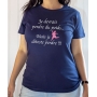 T-shirt Humour : Je devrais perdre du poids - Tee-shirt bleu
