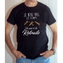 T-shirt Humour : Pas le temps, je suis à la retraite (Avec outils) - Tee-shirt noir homme